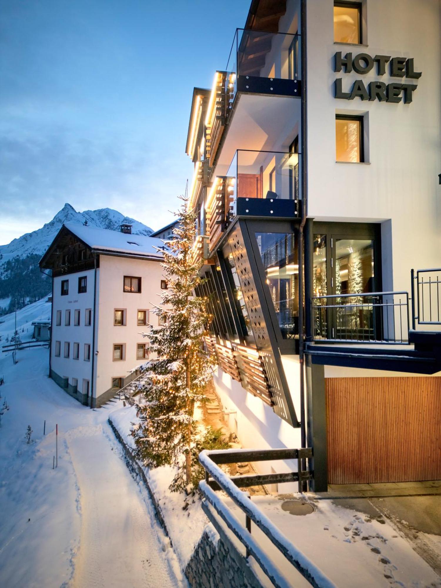 Laret Private Boutique Hotel - Adults Only Samnaun Buitenkant foto