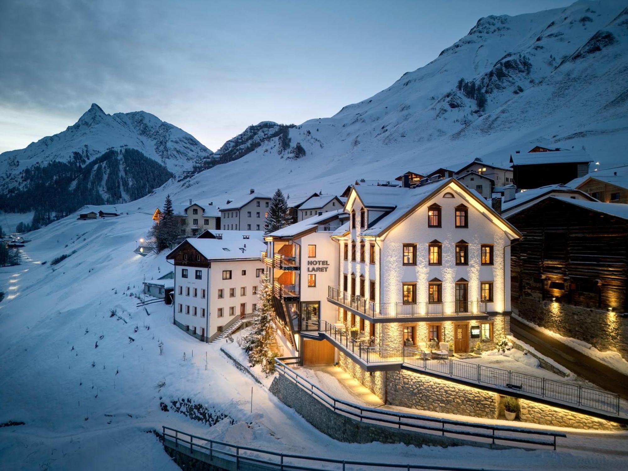Laret Private Boutique Hotel - Adults Only Samnaun Buitenkant foto